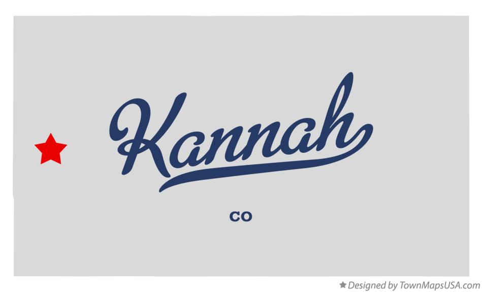 Map of Kannah Colorado CO