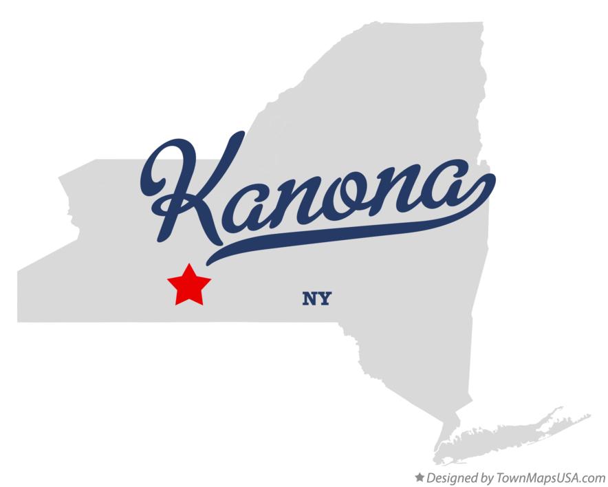 Map of Kanona New York NY