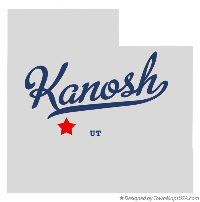 Map of Kanosh Utah UT