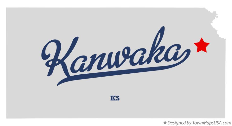 Map of Kanwaka Kansas KS