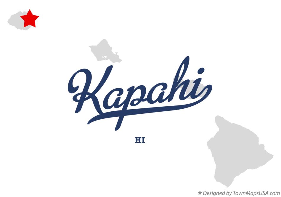 Map of Kapahi Hawaii HI
