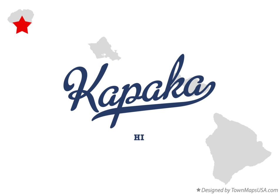 Map of Kapaka Hawaii HI