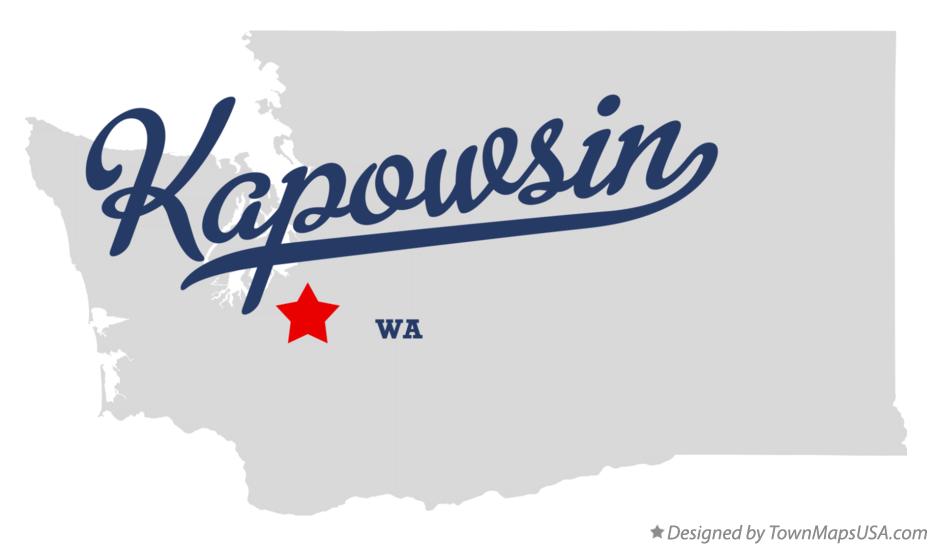 Map of Kapowsin Washington WA