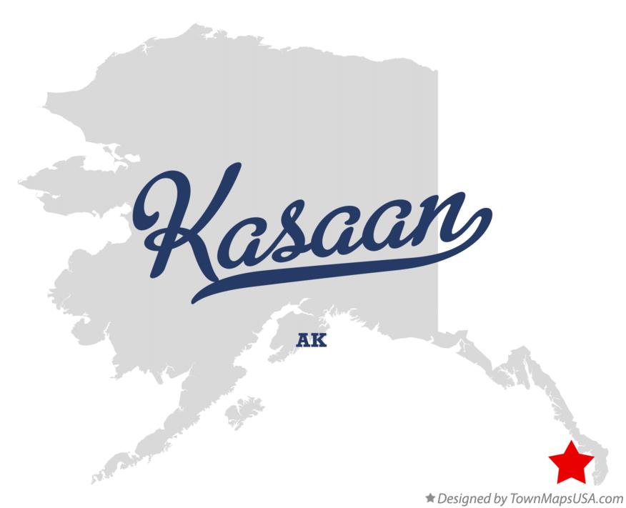 Map of Kasaan Alaska AK