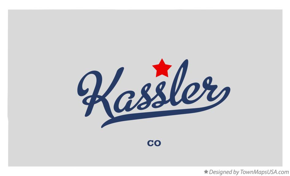 Map of Kassler Colorado CO