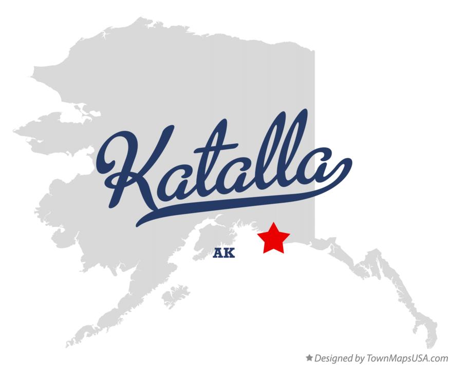 Map of Katalla Alaska AK