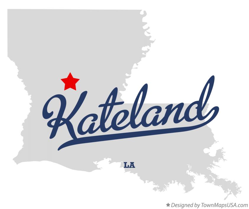 Map of Kateland Louisiana LA