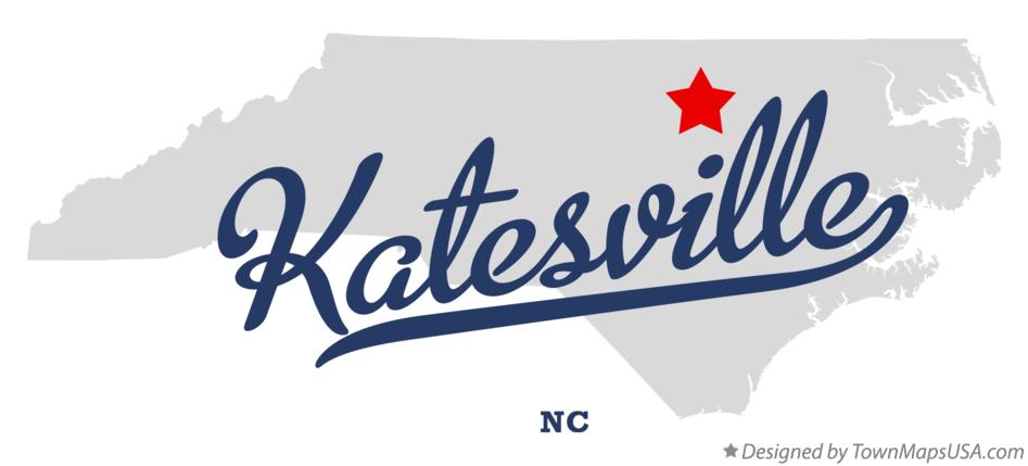 Map of Katesville North Carolina NC