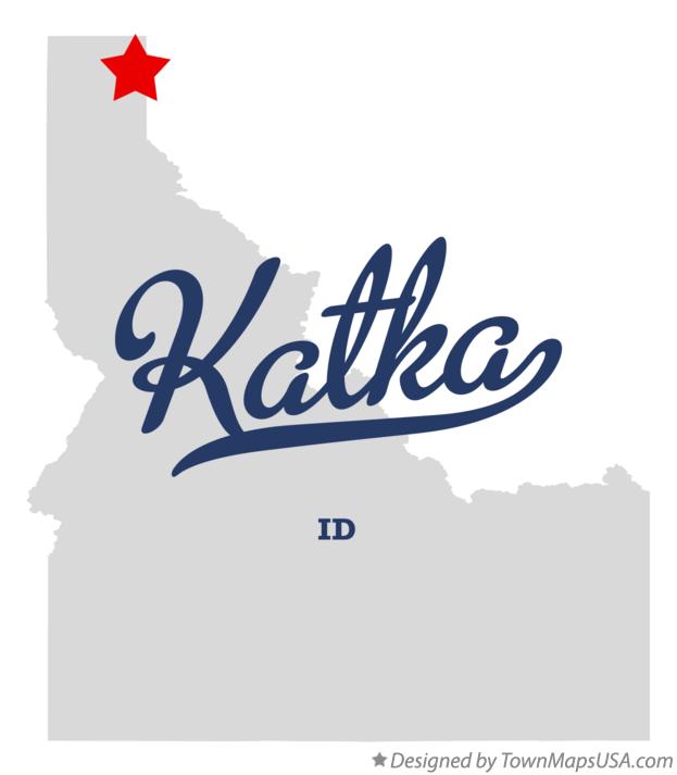Map of Katka Idaho ID
