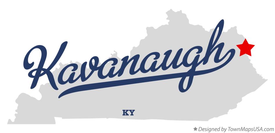 Map of Kavanaugh Kentucky KY