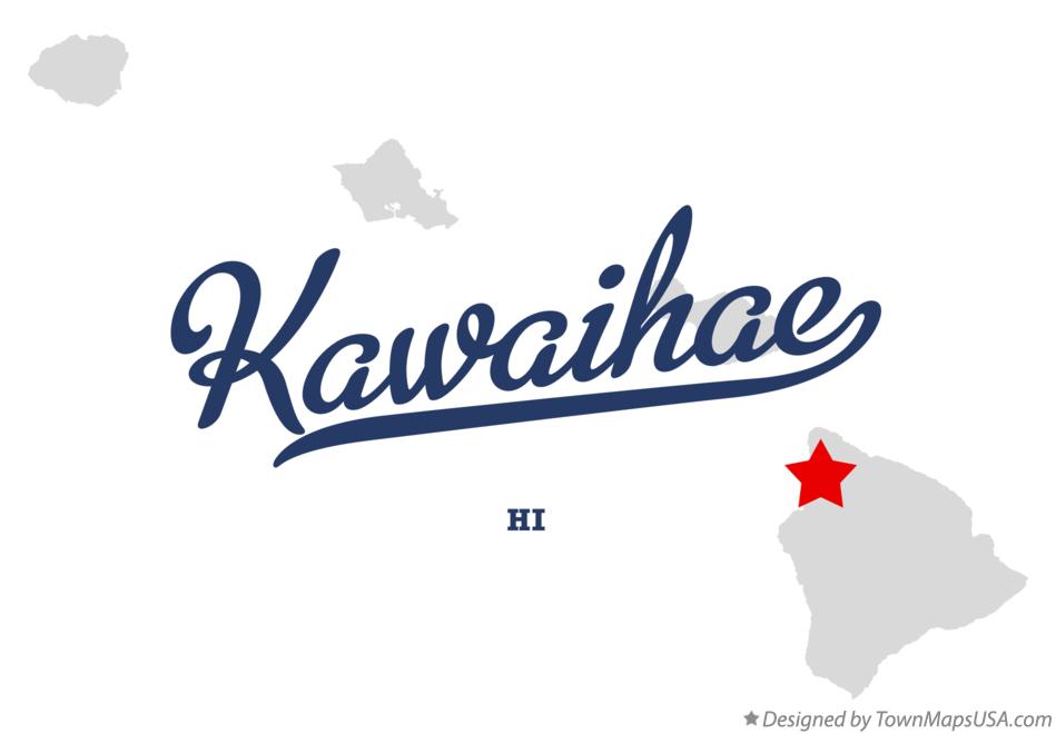 Map of Kawaihae Hawaii HI