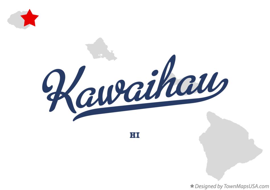 Map of Kawaihau Hawaii HI