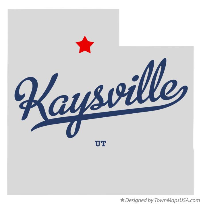 Map of Kaysville Utah UT