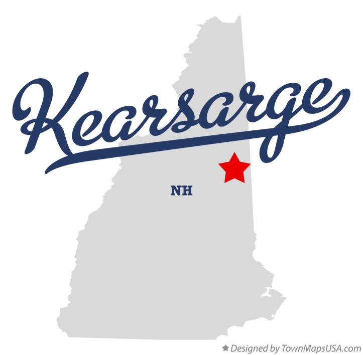 Map of Kearsarge New Hampshire NH