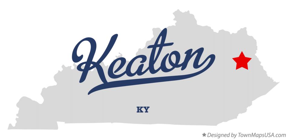 Map of Keaton Kentucky KY