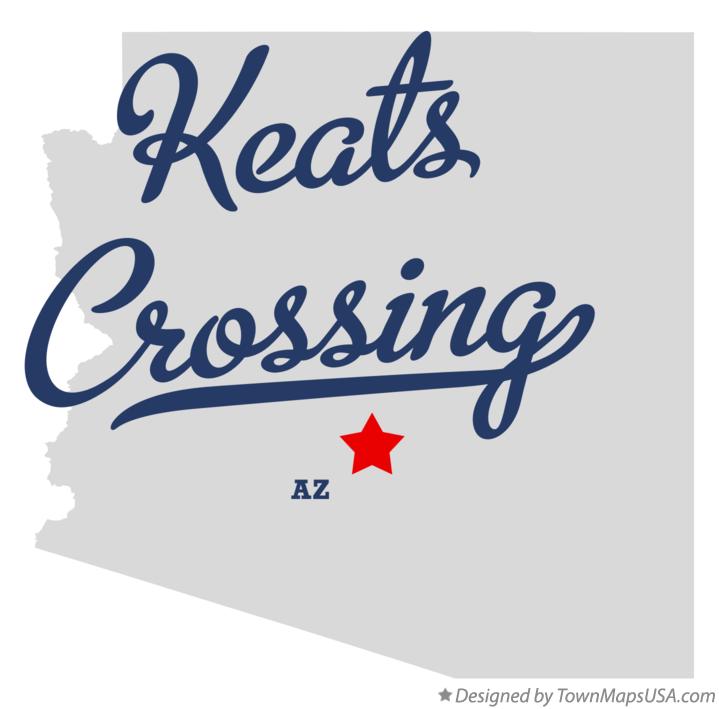 Map of Keats Crossing Arizona AZ