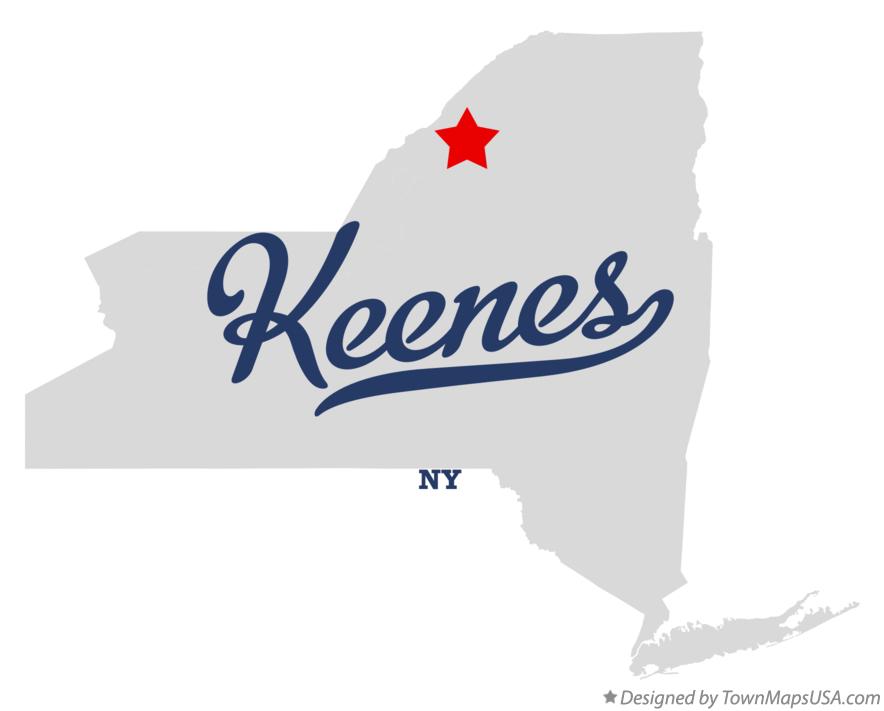Map of Keenes New York NY