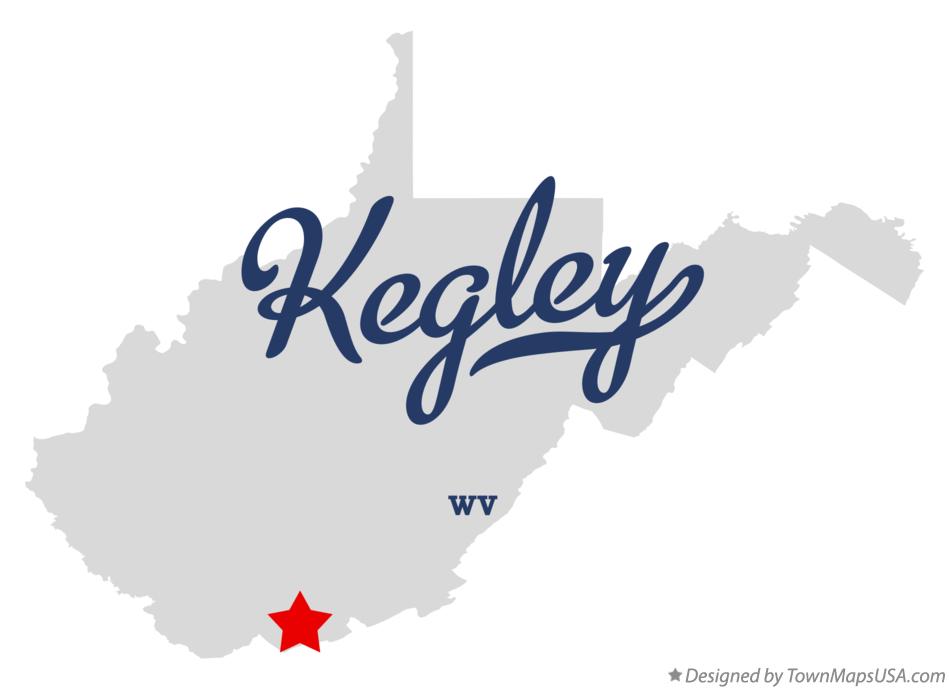 Map of Kegley West Virginia WV