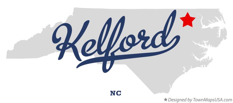 Map of Kelford North Carolina NC
