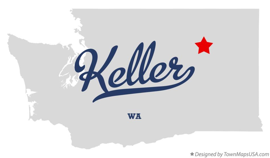 Map of Keller Washington WA
