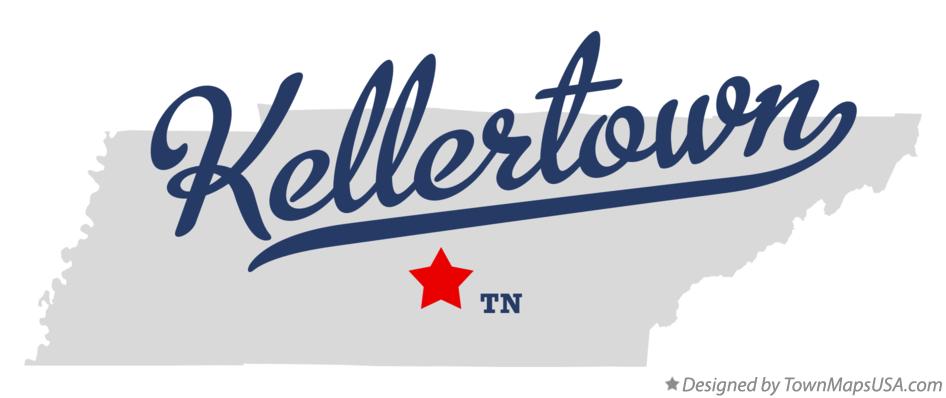 Map of Kellertown Tennessee TN