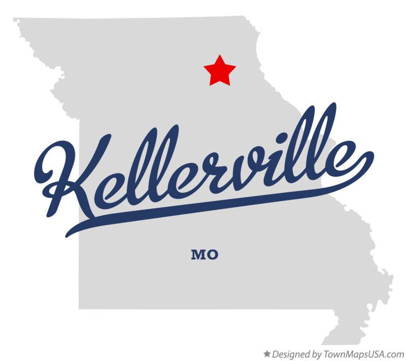 Map of Kellerville Missouri MO