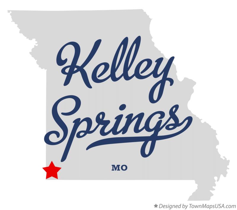 Map of Kelley Springs Missouri MO