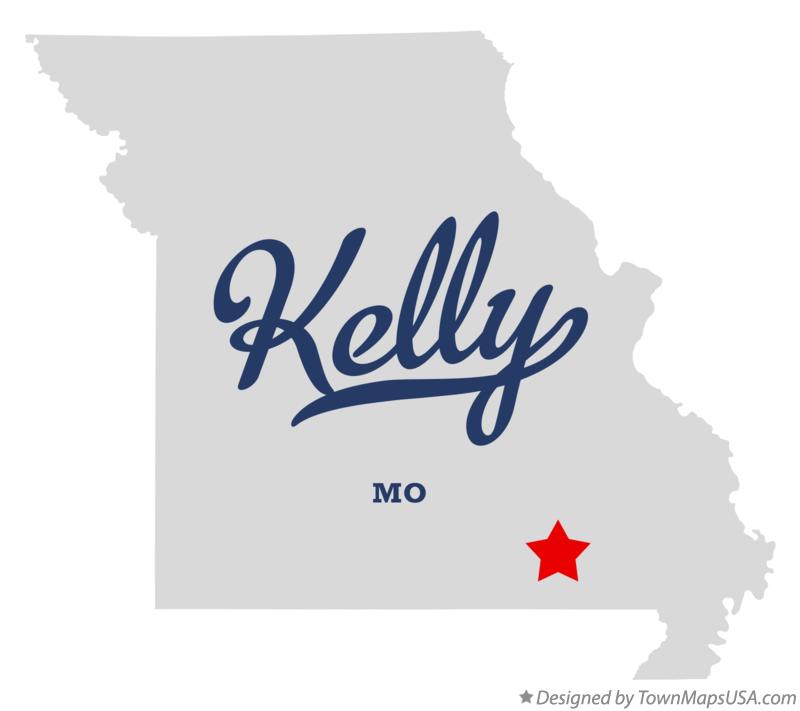 Map of Kelly Missouri MO