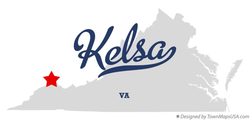 Map of Kelsa Virginia VA