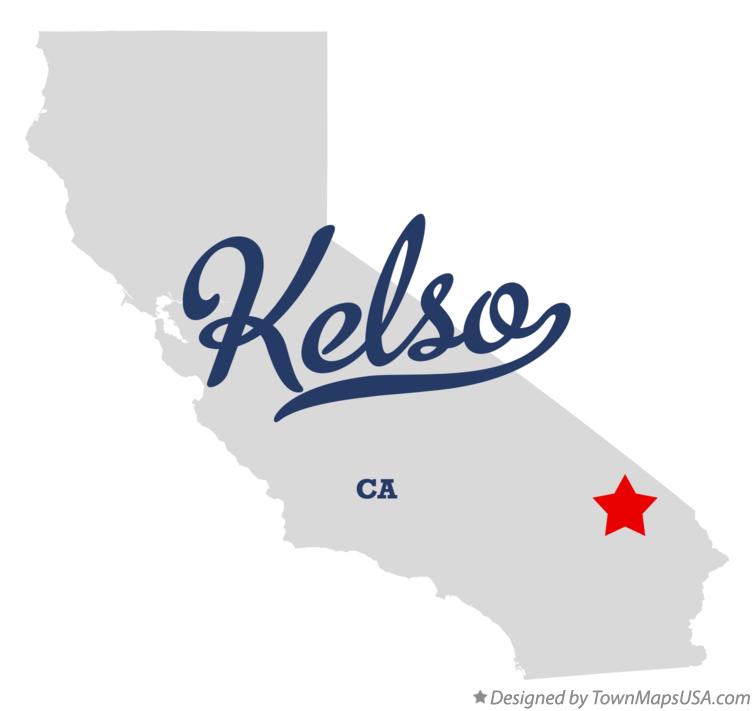 Map of Kelso California CA