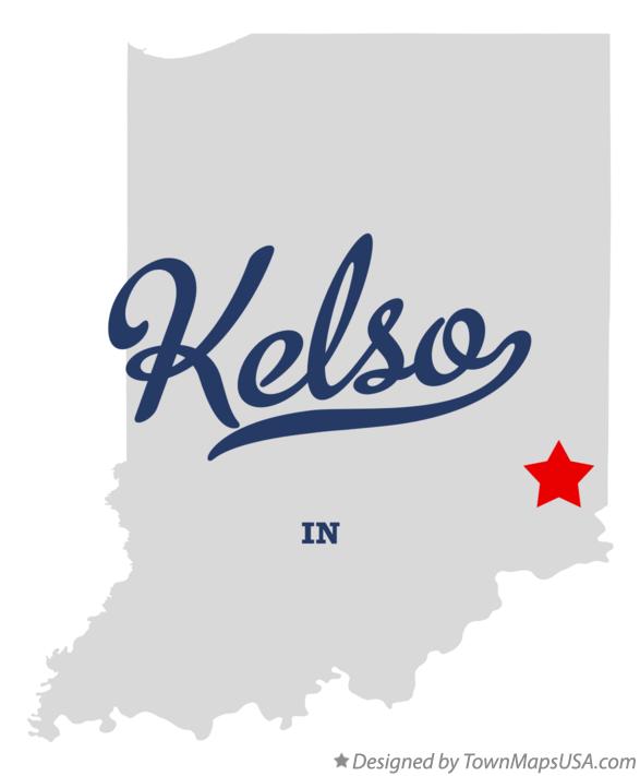 Map of Kelso Indiana IN