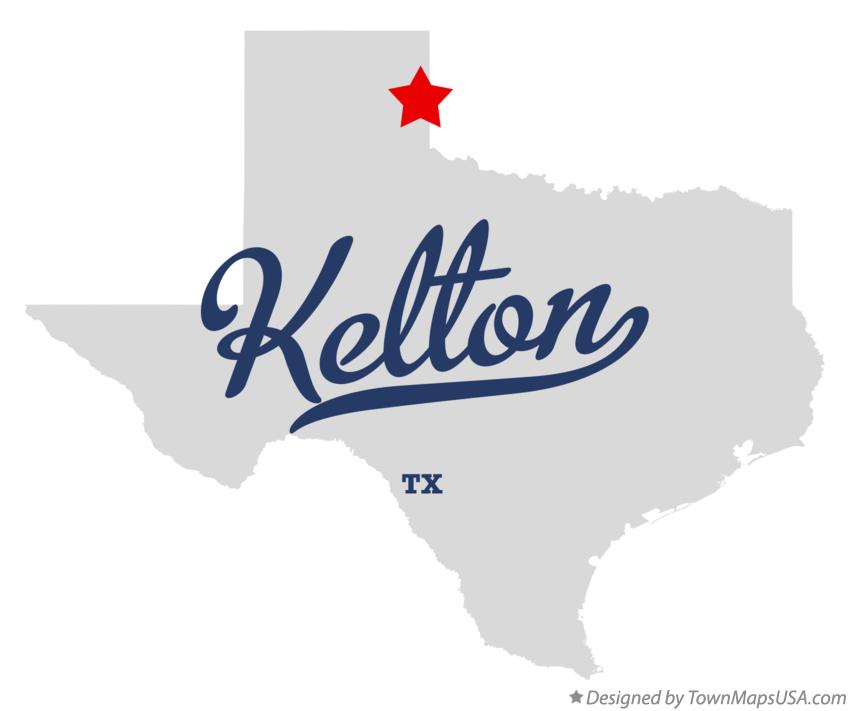 Map of Kelton Texas TX