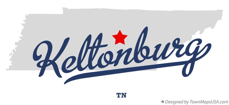 Map of Keltonburg Tennessee TN