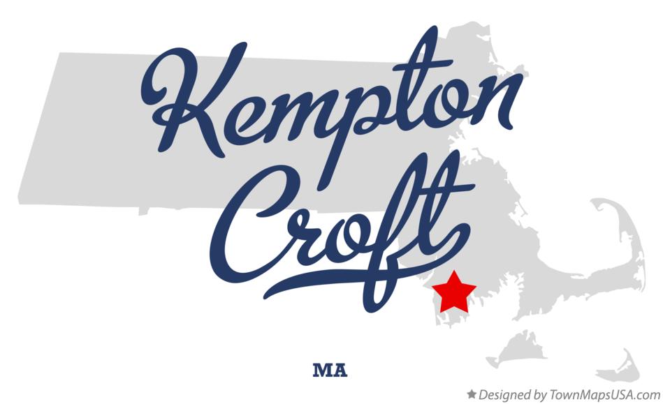 Map of Kempton Croft Massachusetts MA