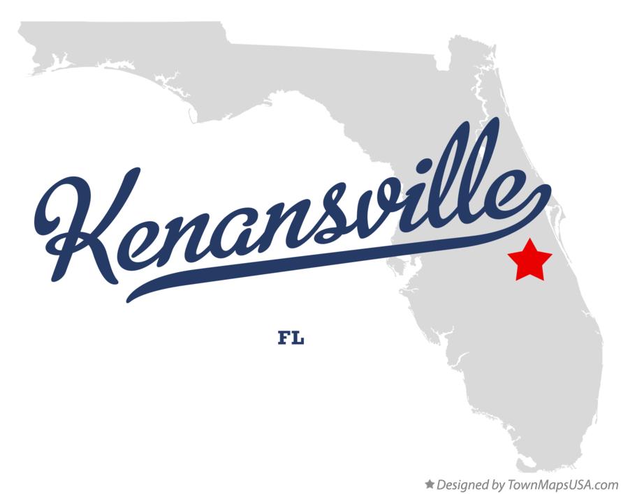 Map of Kenansville Florida FL