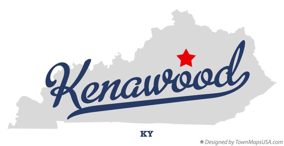 Map of Kenawood Kentucky KY