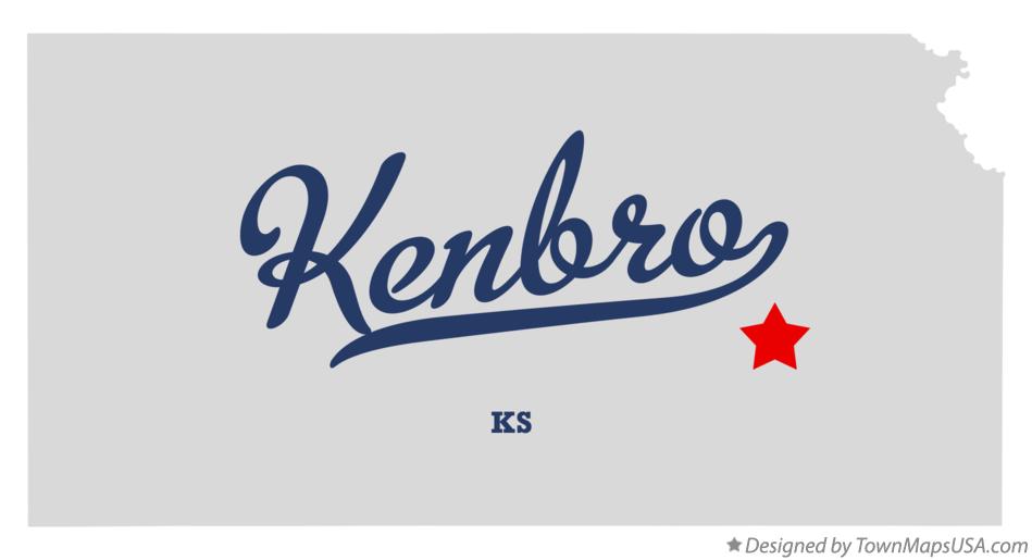 Map of Kenbro Kansas KS