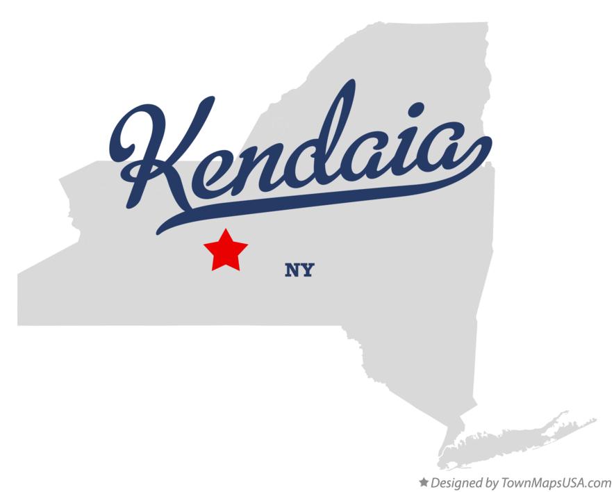 Map of Kendaia New York NY