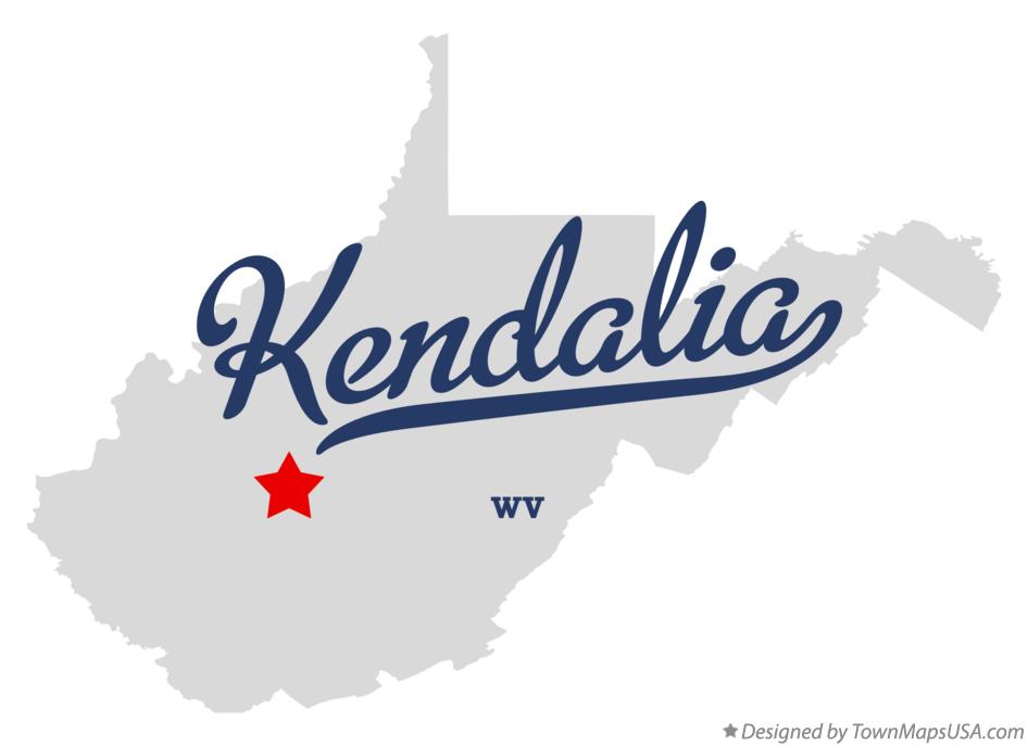 Map of Kendalia West Virginia WV