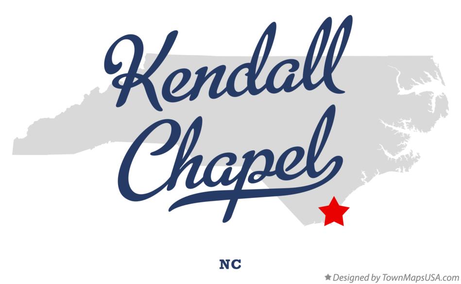 Map of Kendall Chapel North Carolina NC