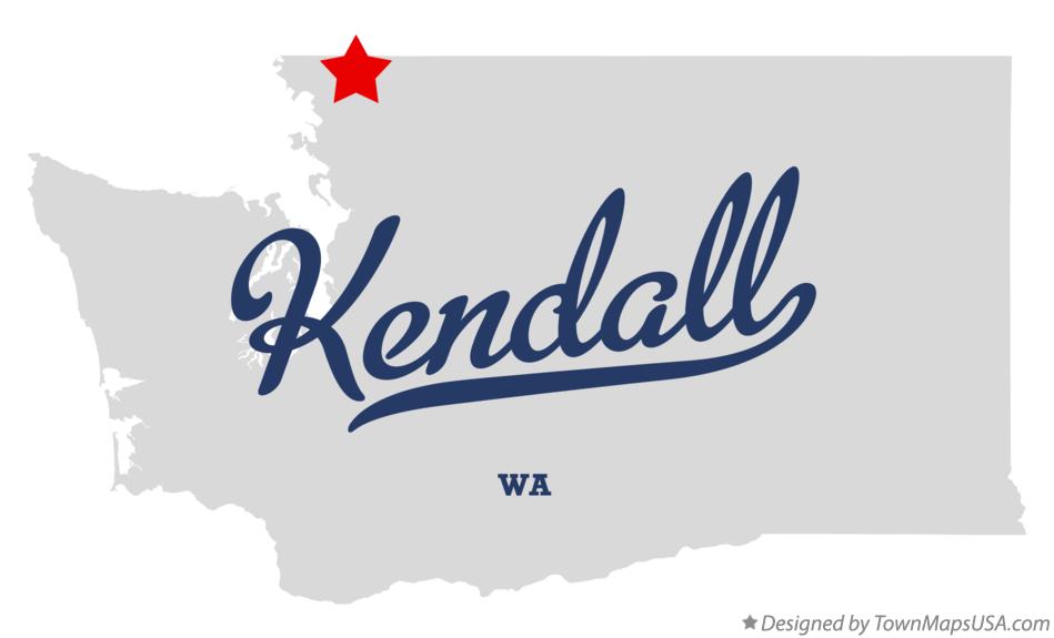 Map of Kendall Washington WA