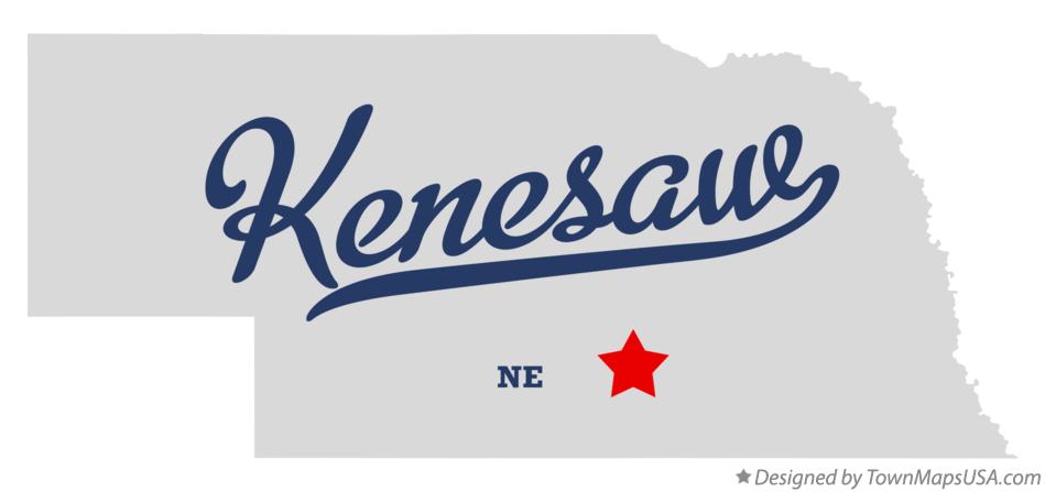 Map of Kenesaw Nebraska NE