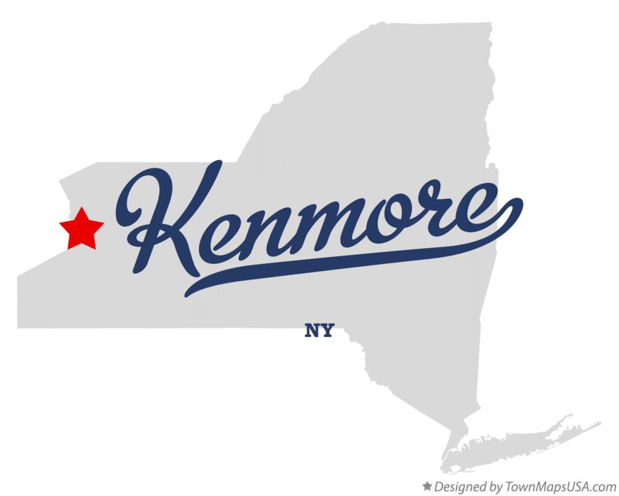 Map of Kenmore, NY, New York