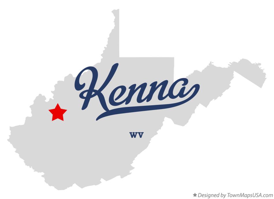 Map of Kenna West Virginia WV
