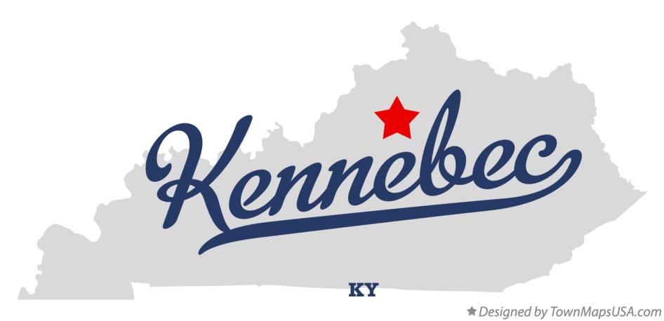 Map of Kennebec Kentucky KY