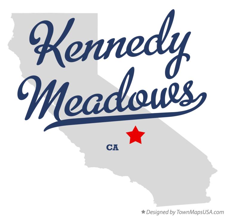 Map of Kennedy Meadows California CA