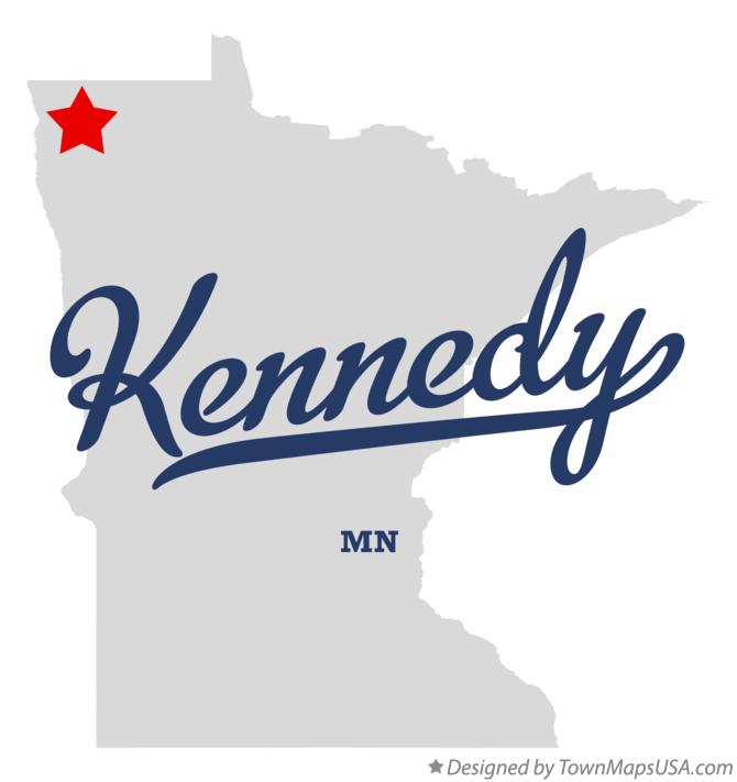 Map of Kennedy Minnesota MN