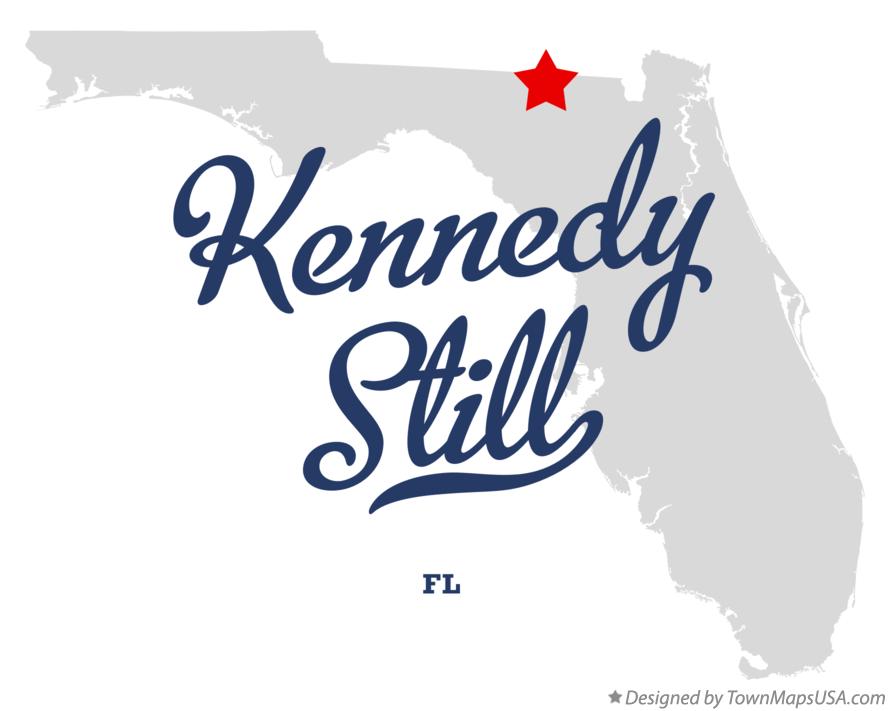 Map of Kennedy Still Florida FL