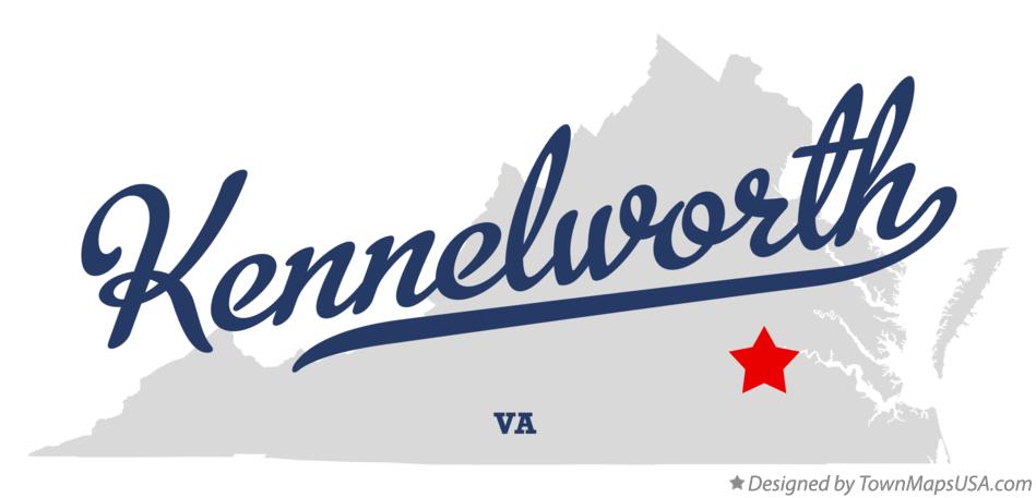 Map of Kennelworth Virginia VA