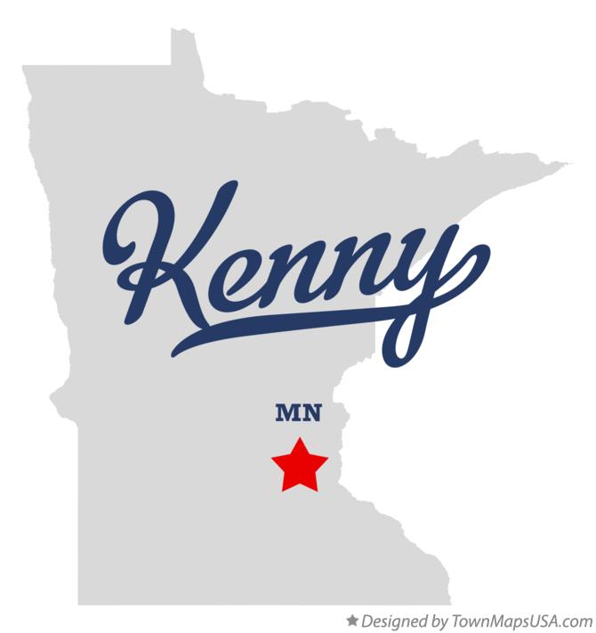 Map of Kenny Minnesota MN